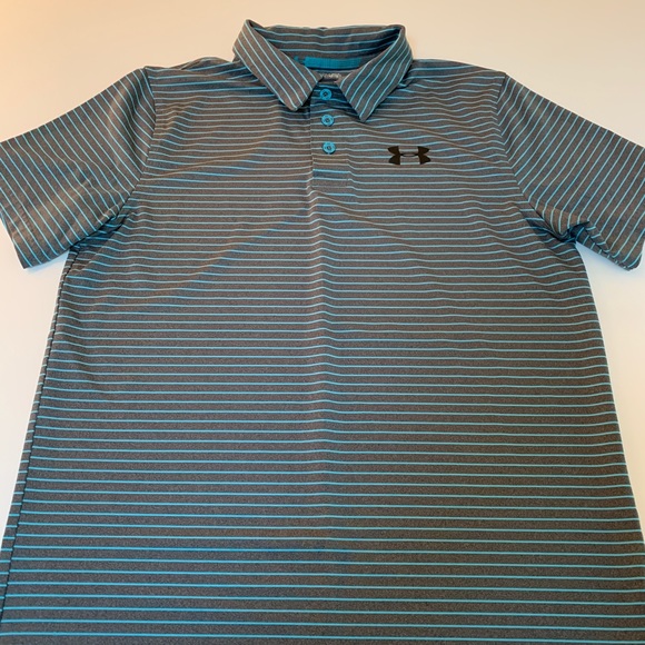 YL Under Armour Golf Shirt - Picture 1 of 6